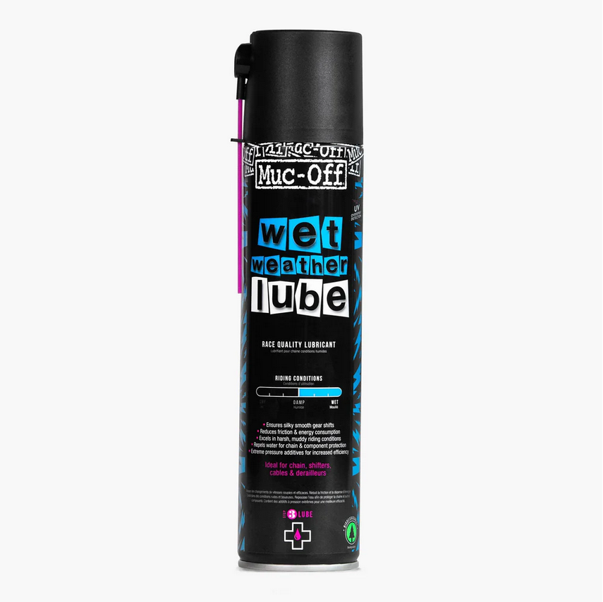 Vélo Wet Weather Lubrification Bombe aérosol 400ml - Vélo - Lubrification