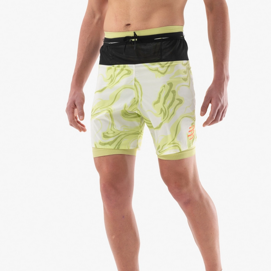 Trail Racing 2-In-1 Short M - Green Camo _ Short Homme devant.png