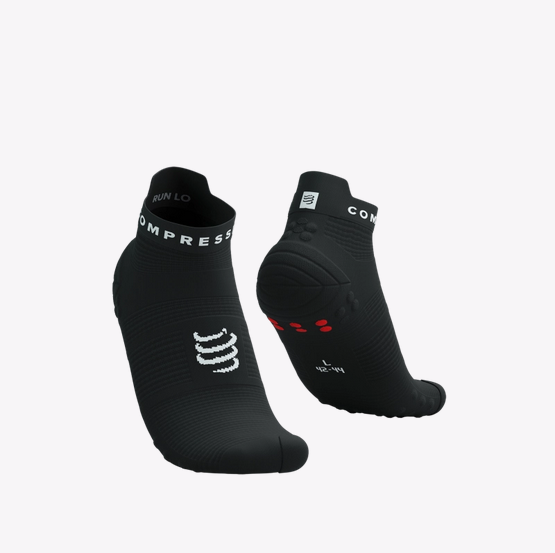 ompressport Pro Racing Socks V4.0 Run Low Black / White