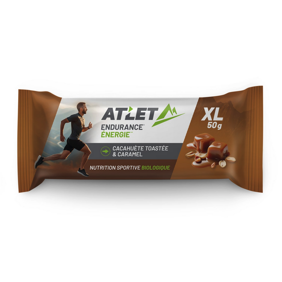 ATLET Barre Énergétique Bio Cacahuète Toastée & Caramel