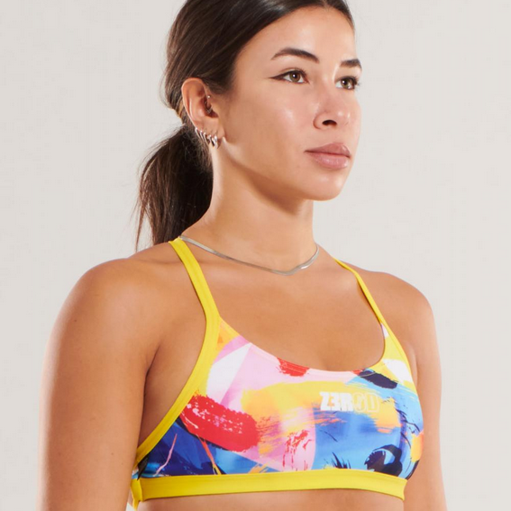 Haut de maillot de bain deux pièces femme ZEROD - Brushwave - zoom