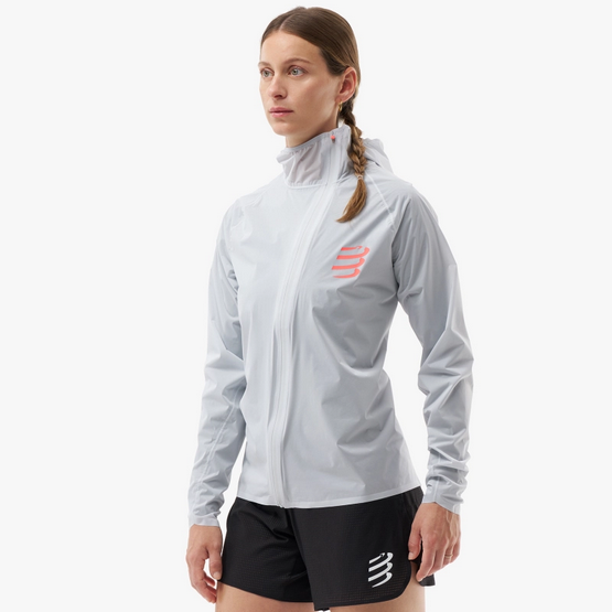 Hurricane Waterproof 10-10 Jacket Femme - Grey Dawn - face