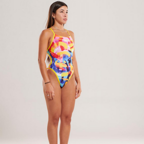 Maillot de bain une pièce femme - Brushwave - face