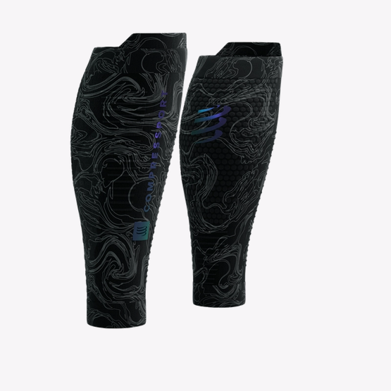 R2 3.0 - Aurora Black -Aurora - Manchons De Compression -Compressport - face