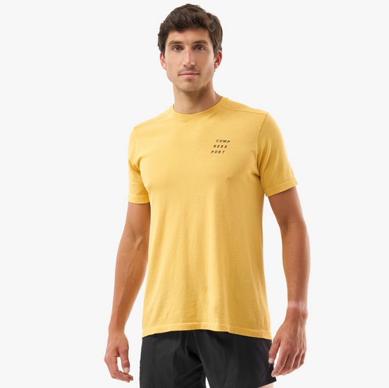 Podium Ss Tshirt M - Ceylon Yellow - face