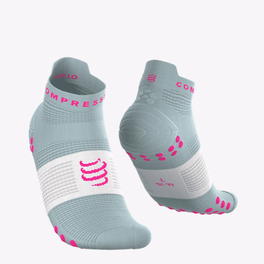 Pro Racing Socks V4.0 Run Low - Ether Neon Pink _ Chaussettes de Running _ COMPR-002776