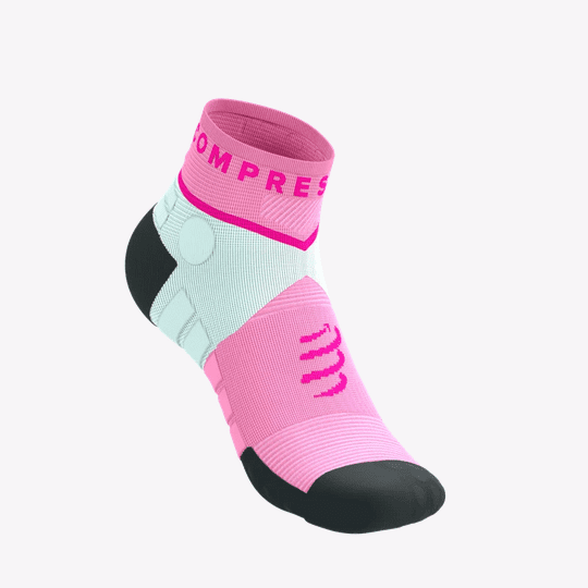 Ultra Trail Low Socks - Begonia Neon Pink - face