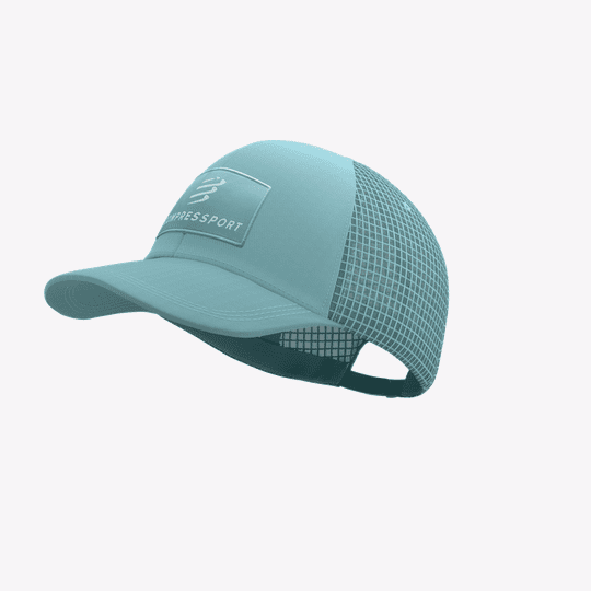 Trucker 6P Cap - Ether - COMPRESSPORT - face