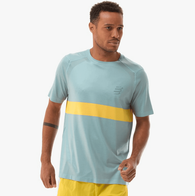 performance - ss tshirt - Homme - ether lemon - face